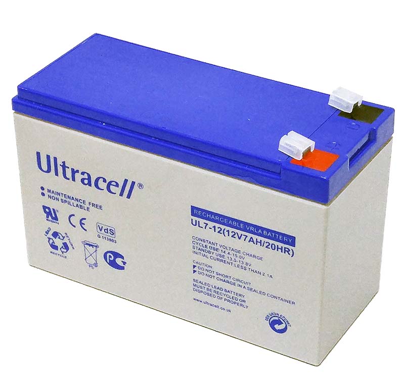 Акумуляторна батарея Ultracell UL7-12 AGM 12V 7 Ah